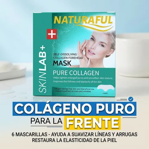 Parches Frente Colágeno Disolvible Antiarrugas 6 Masks