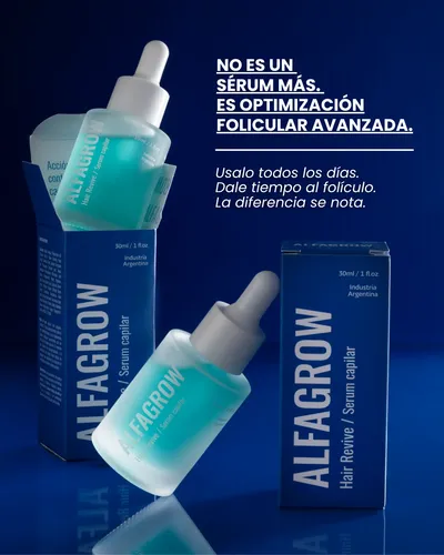 Sérum Avanzado Anticaída Y Crecimiento Capilar Alfagrow 30ml