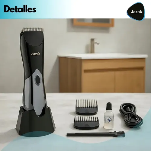 Afeitadora Corporal Jazak JZK701 Inalámbrica con Cuchilla de Cerámica y Pantalla LED