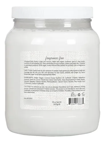 Ginger Lily Farms Botanicals Manteca Corporal Batida Para ..