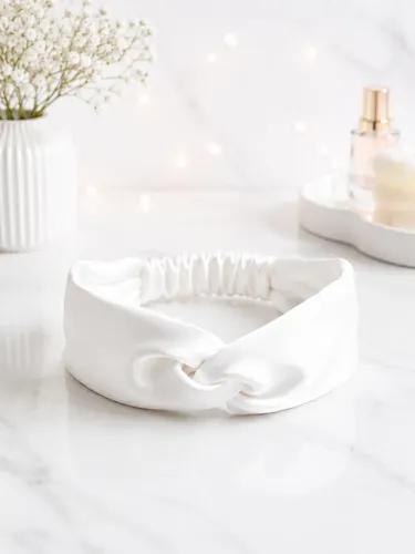Vincha Tiara Satén Para El Pelo Antifrizz