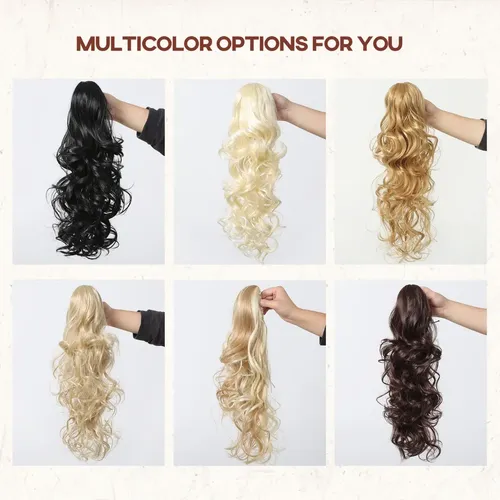 Coleta De Pelo Con Extensión En Forma De Cola De Caballo