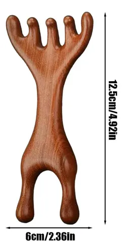 3 Peines De Masaje De Madera De Sándalo, Masajeador