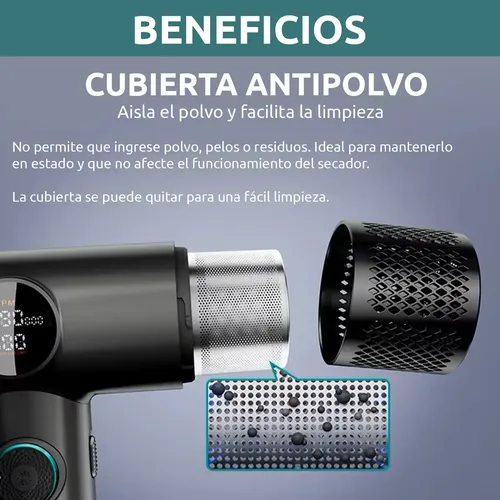 Secador De Pelo Profesional Vgr V-401 110000rpm Frío Calor Color Rojo
