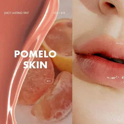 Labial Tinta Coreana Romand Juicy Lasting Tint tono #22 Pomelo Skin