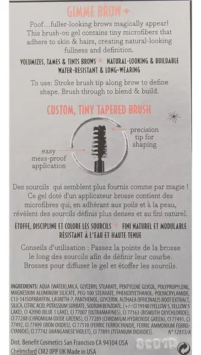 Gel Voluminizador De Cejas Benefit Gimme Brow+ Rubio Claro