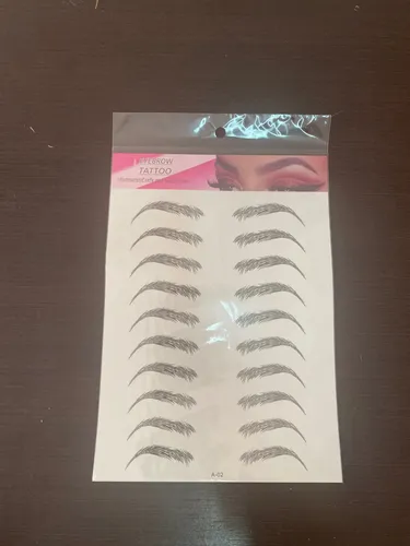 X2 Planchas Tatuaje Para Cejas Tattoo Waterproof Eyebrow