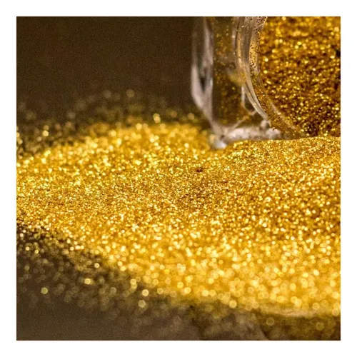 Glitter Gliter Dorado Para Maquillaje Baires Beauty Shop