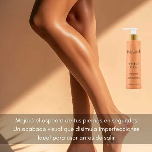 Piernas Perfectas Idraet Bb Cream Hidrata Efecto Glow 200g
