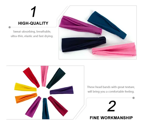 6 Diademas De Pelo Para Mujer, Bandanas De Maquillaje, Cabez