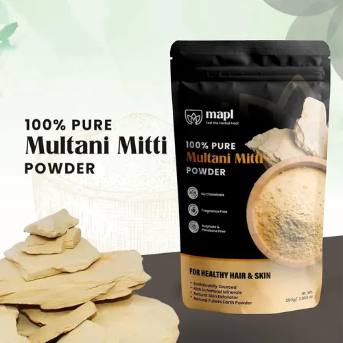 Mascarilla De Arcilla Multani Mitti Mapl 200 G