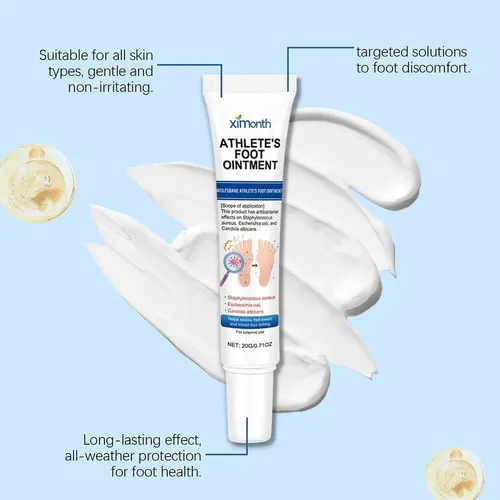 Ungüento Para Pies De Atleta Wolfsbane, Crema Curativa Contr