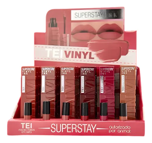 Superstay Ink Vinyl Labial Matte X6 Uni Tei Cosmetica Anmat