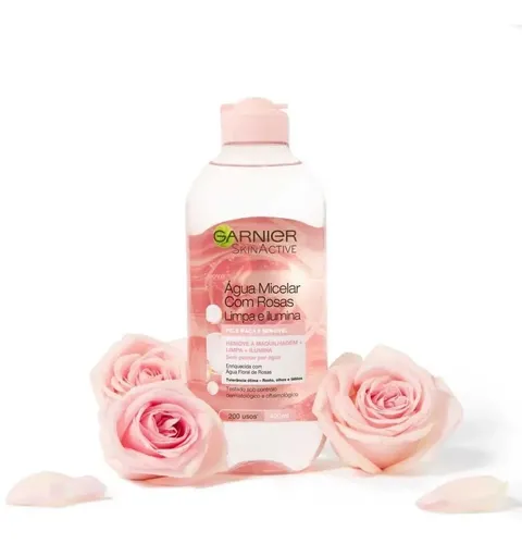Desmaquillante Garnier Agua Micelar De Rosas 400ml