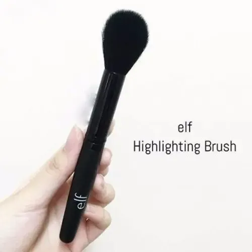 Brocha Iluminador E.L.F. Cosmetics Sintética para Maquillaje Cruelty Free