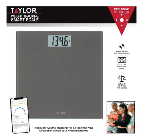 Báscula De Baño Taylor Smart Digital Con Capacidad De 400 Li