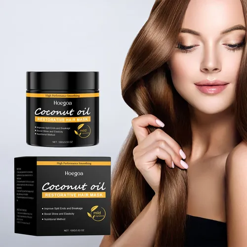 Mascarilla Capilar De Reparación Económica Con Aceite De Hoe