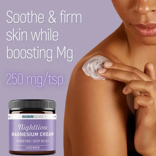 Loción De Magnesio – Crema De Magnesio De Noche – Aplicar So