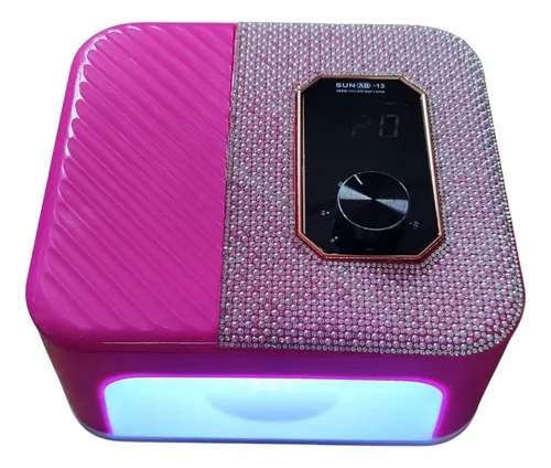 Uñas de gel Sun Ab13 de 288 W LED UV Booth con piedras rosas brillantes