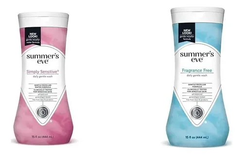 Gel Femenino Suave Y Sin Fragancia Summer’s Eve 2×15 Oz