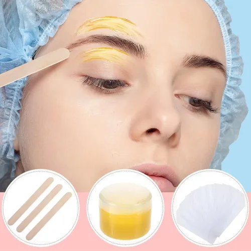 Kit De Cintas De Cera Para Cejas Maitys 200 Piezas 1×6 Cm