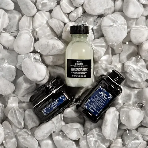 Heart Of Glass Rich Conditioner Azul Índigo Davines 250 Ml