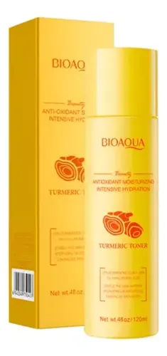Tónico De Cúrcuma Bioaqua Calmante E Hidratante 120 Ml