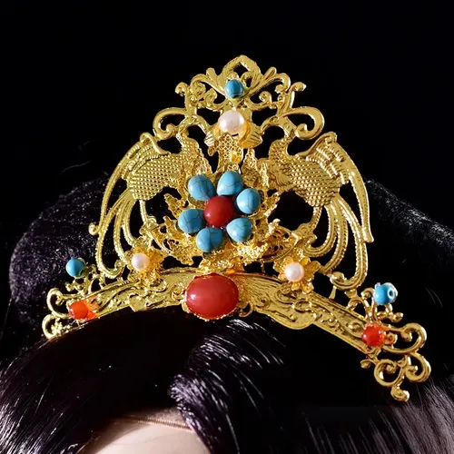 Juego De Accesorios Para El Cabello  Con Abalorios Y Flecos