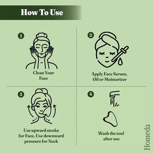 Herramienta Gua Sha Metal Para Masaje Facial Y Drenaje