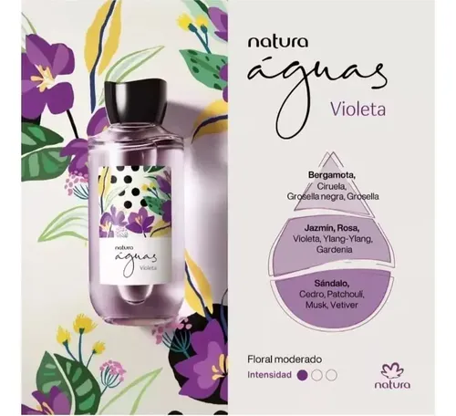 Perfume Femenino Natura Águas Violeta 150ml