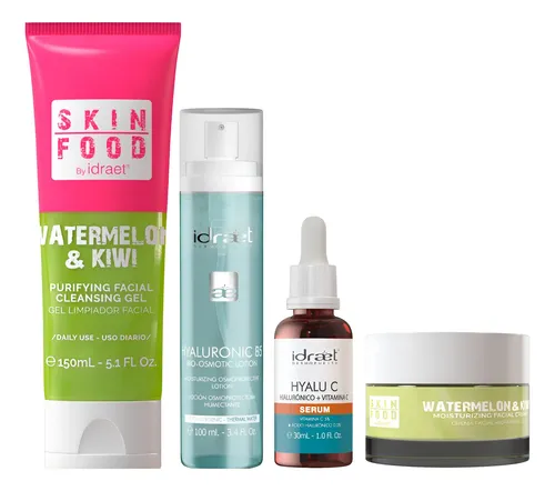 Rutina Piel Mixta Antiage Hialuronico Vitamina C Idraet