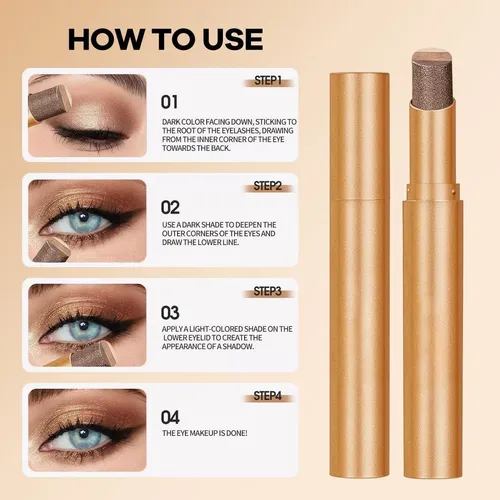 Conjunto De Sombras En Crema Petansy 4-pack 3 Colores