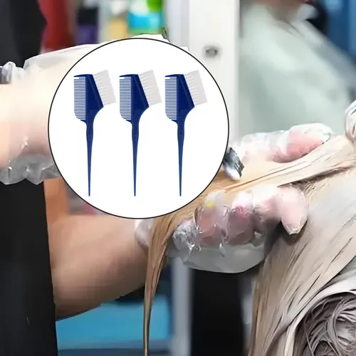 3 Pinceles Para Teñir Cabello, 2 En 1, Multifuncionales