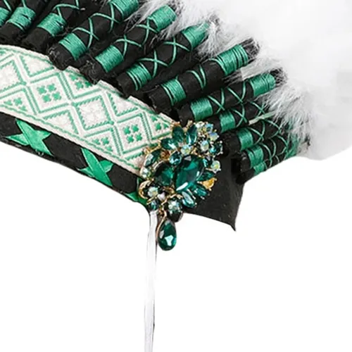 Diadema Tradicional Con Forma De Plumas Para Juegos De Rol