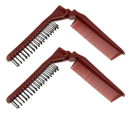 Set De 2 Cepillos De Viaje Plegables Antiestáticos Gs