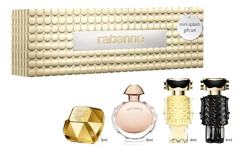 Mini Set 4 Piezas para Mujer de Rabanne 5ML EDP 5ml para mujer