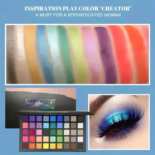 Paleta De Sombras K’apeine 45 Colores Mate Brillo