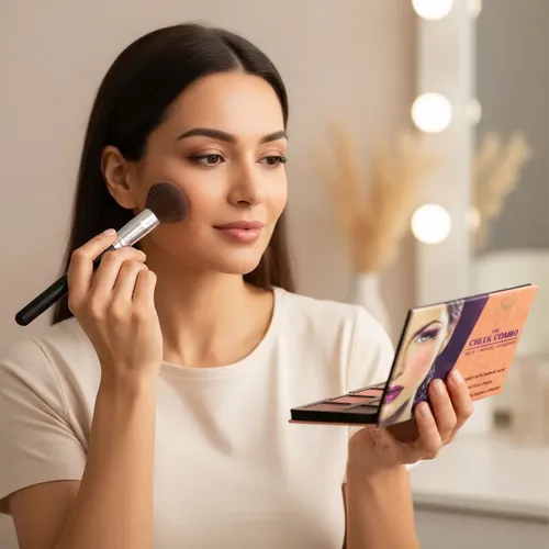 Paleta De Contorno Rubor  Highlighter