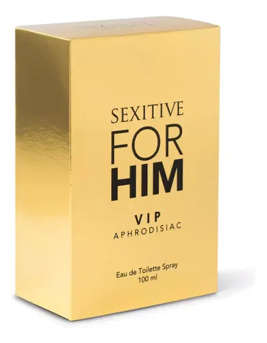 Perfume Eau De Toilette Sexitive For Him Vip Afrodisiaco 100ml Hombre
