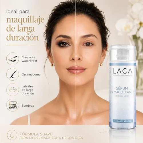 Serum Desmaquillante Ojos Labios Piel Sensible Laca Pack X2