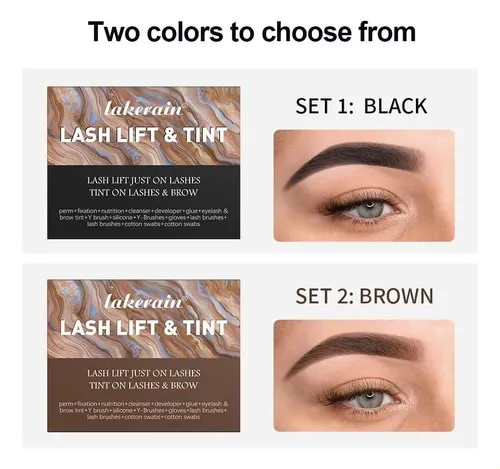 Kit Lifting Y Tinte Pestañas Con Permanente Y Fijación