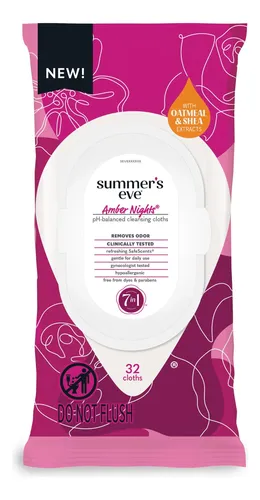 Toallitas Íntimas Femeninas Summer’s Eve Amber Nights 32 Uni