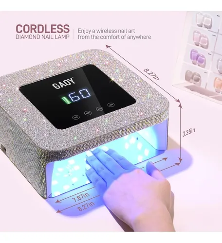 Lámpara Uv/led Gaoy Ab Diamond Gel Nails