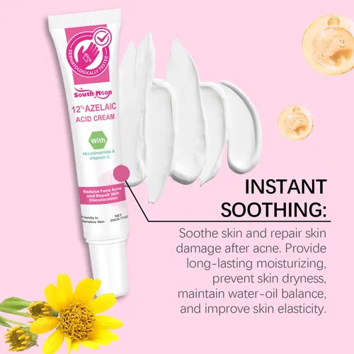 La Crema De Tratamiento Del Acné Facial South Moon Repara El