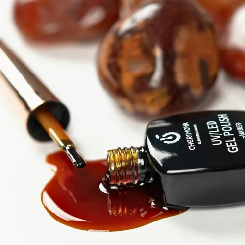 Esmalte Gel Polish Uv/led Efecto Amber-jelly Cherimoya 12ml