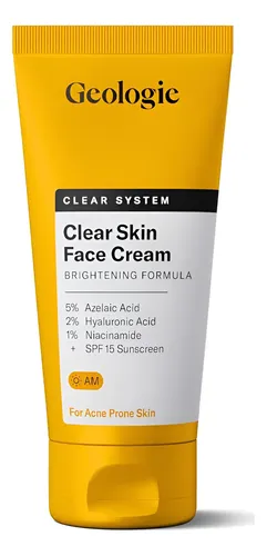 Crema Facial Geologie Clear Skin 60ml Con Spf15 Para Acné