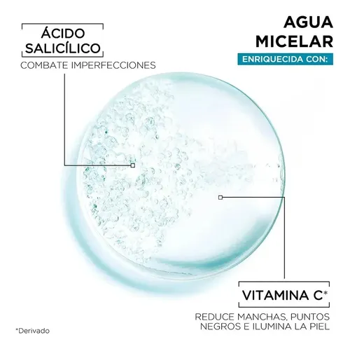 Garnier Agua Micelar Con Ácido Salicílico 400ml