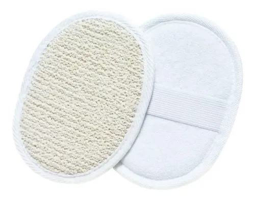 1x Unidad Manopla Exfoliante Lino Cuerpo Ducha Baño Spa