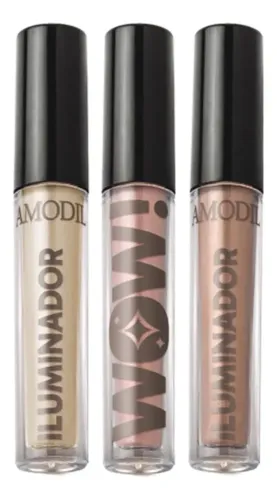 Iluminador Liquido Facial Amodil Golden/bronze/rosa Gold