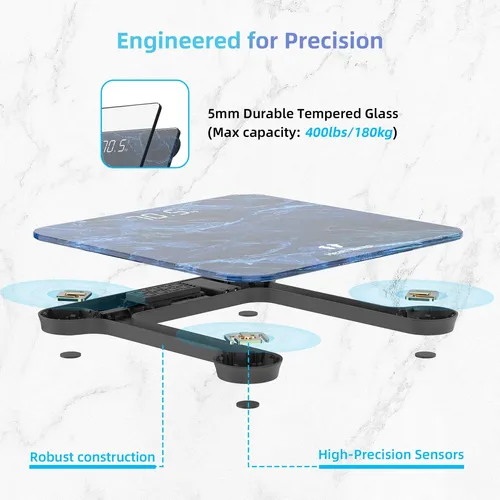 Báscula De Baño Digital De Alta Precisión Con